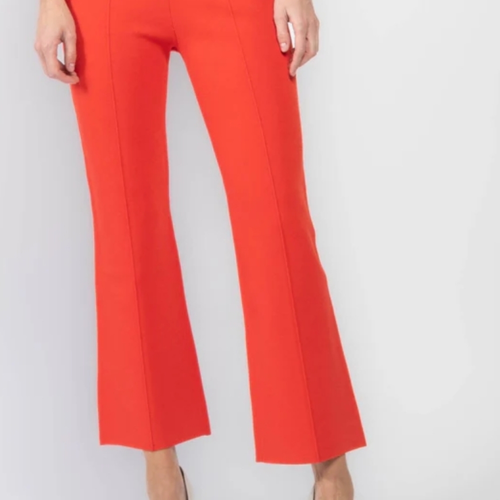 J. Crew Bold Orange Flare Pants